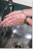Swine Flu wash your hands picture