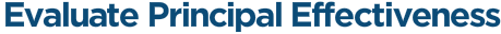 Evaluate Principal Effectiveness